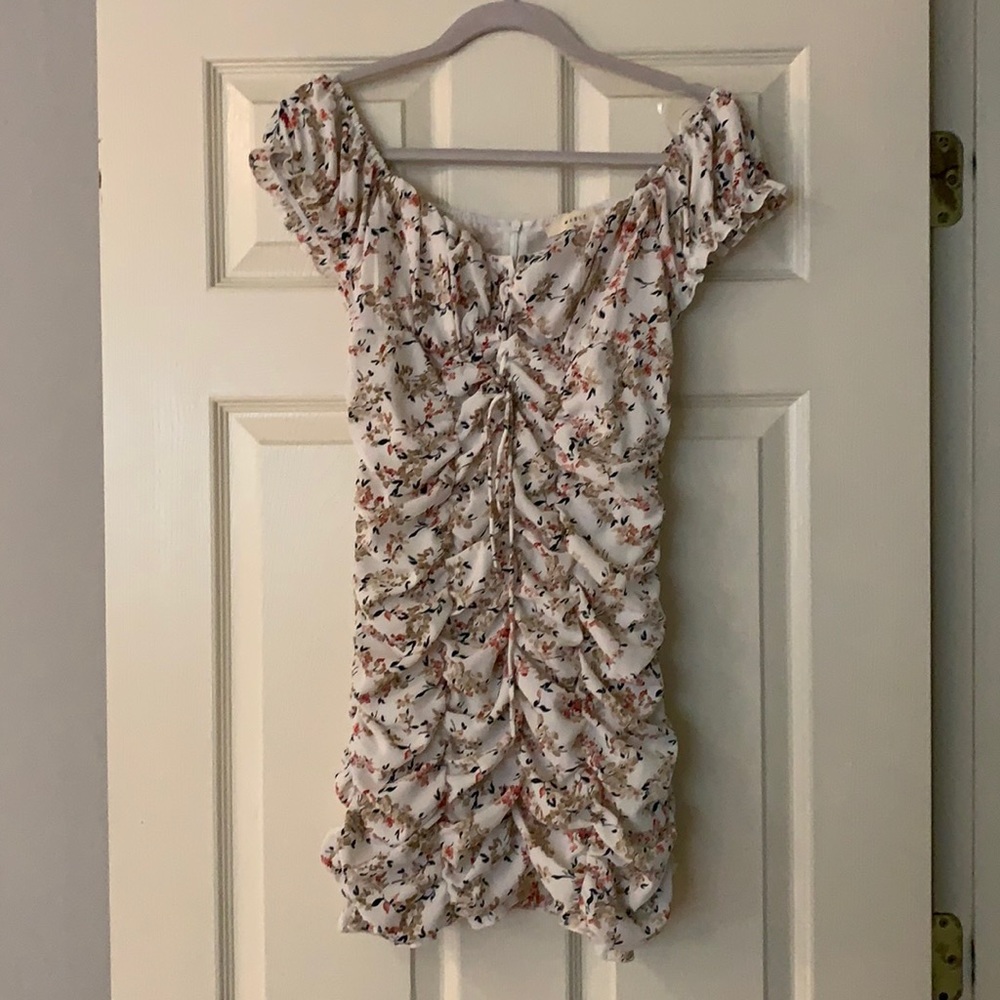 Off the shoulder floral dress